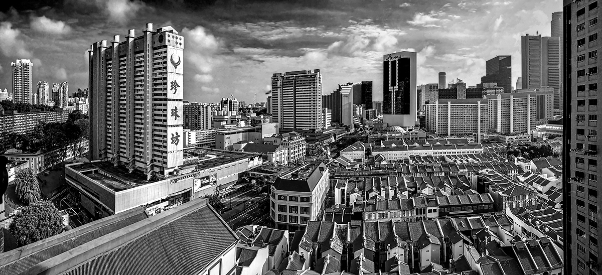 Chinatown Landscape - Standing Tall