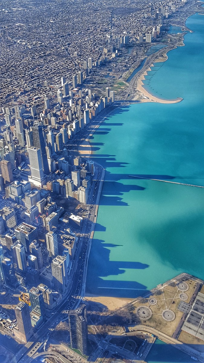 Shadows on Lake Michigan