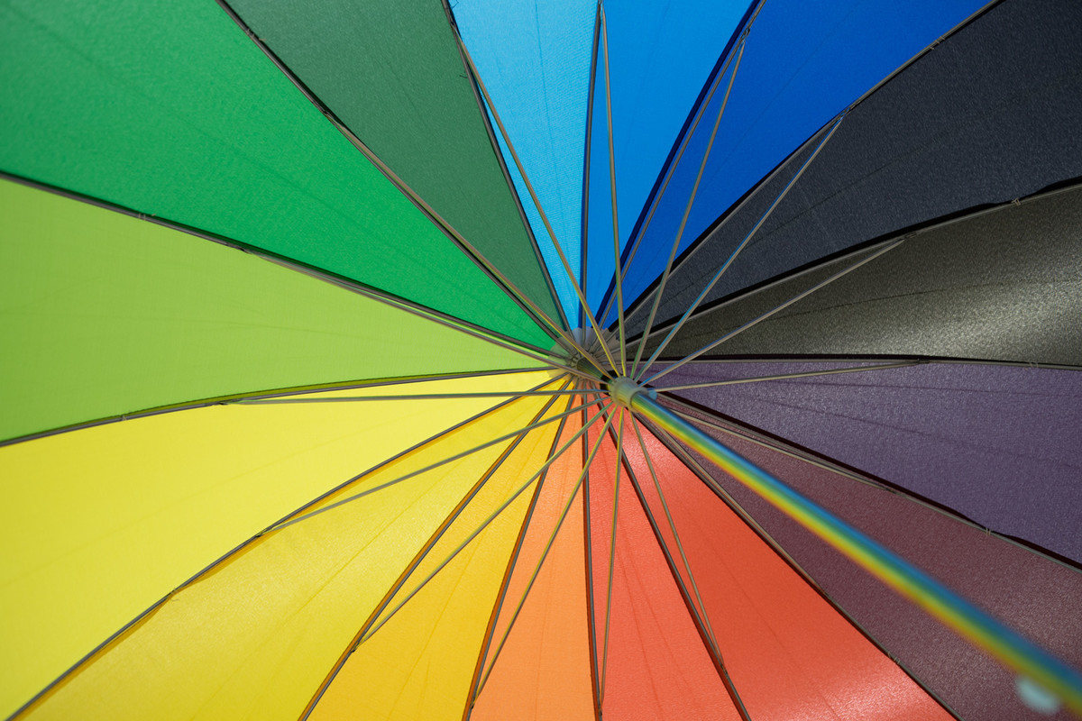 Umbrella of color