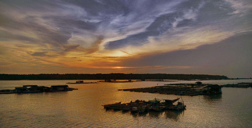 Sunset at Fishing Village