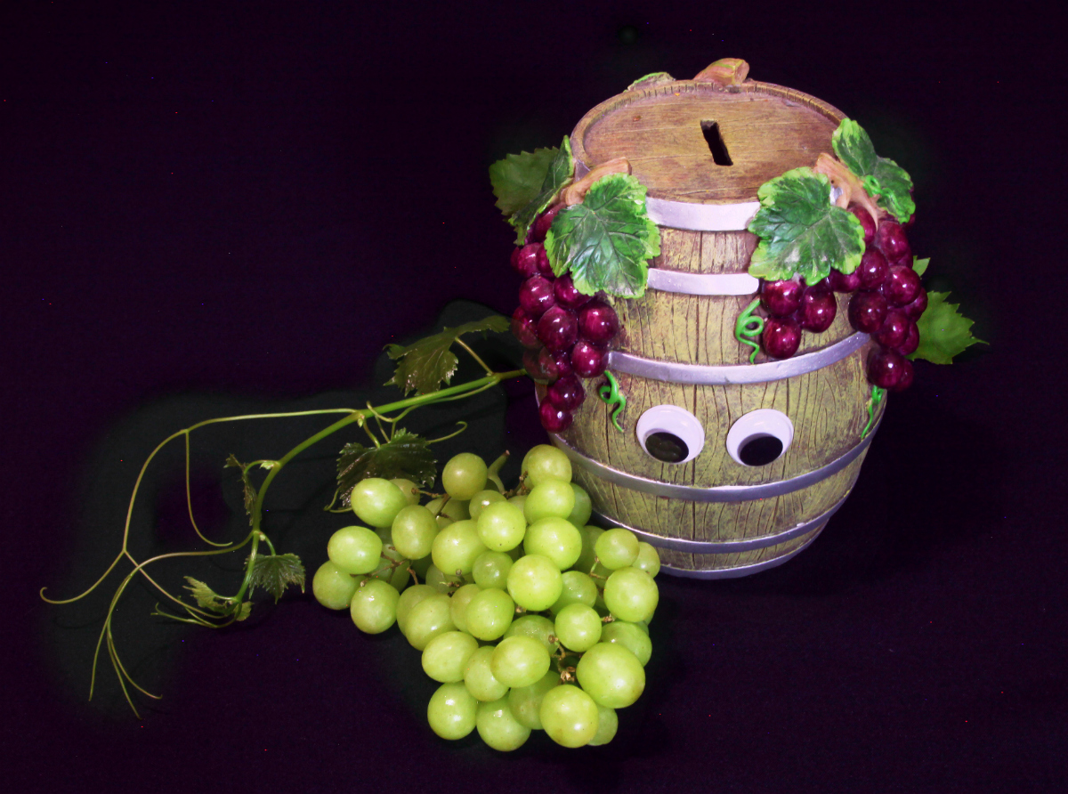 Feed me Grapes - not coins!