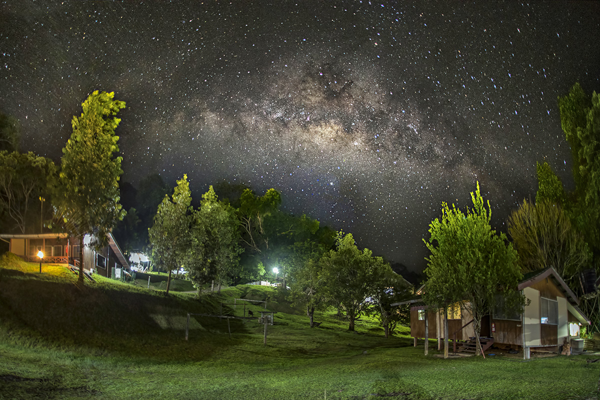 Milky Way Rising Over Danum Valley, Sabah