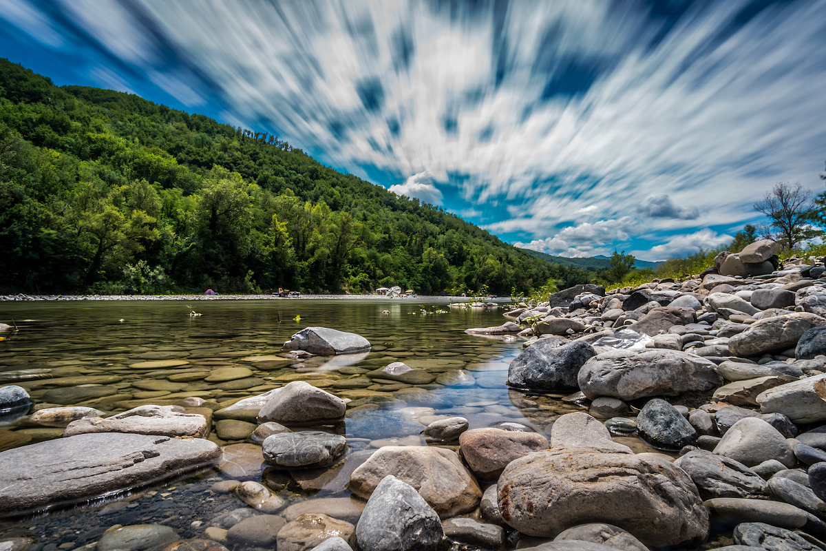 A long exposure