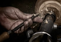 Marc at His Lathe — 2017