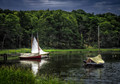 Looming Storm, Summer Morning, Arey's Pond