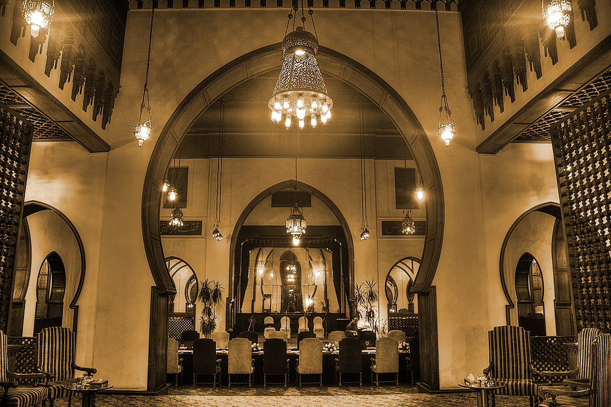 Rubaeyat El Khayam Dining Room at the Mena House Palace