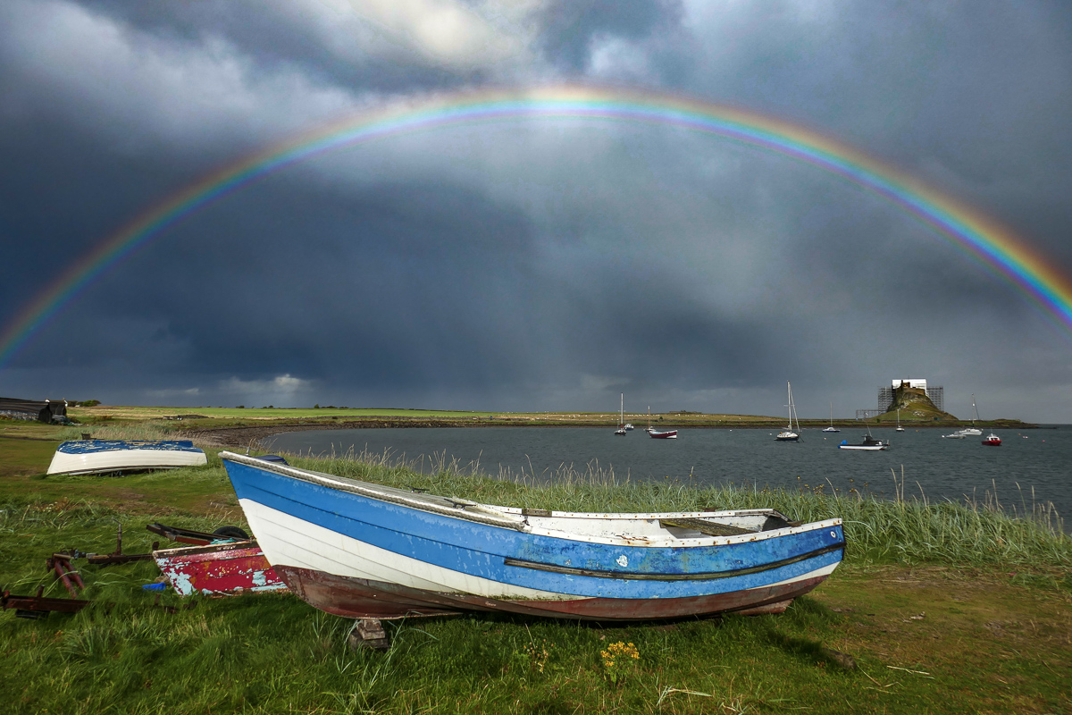 Rainbow Over Lindisfarne