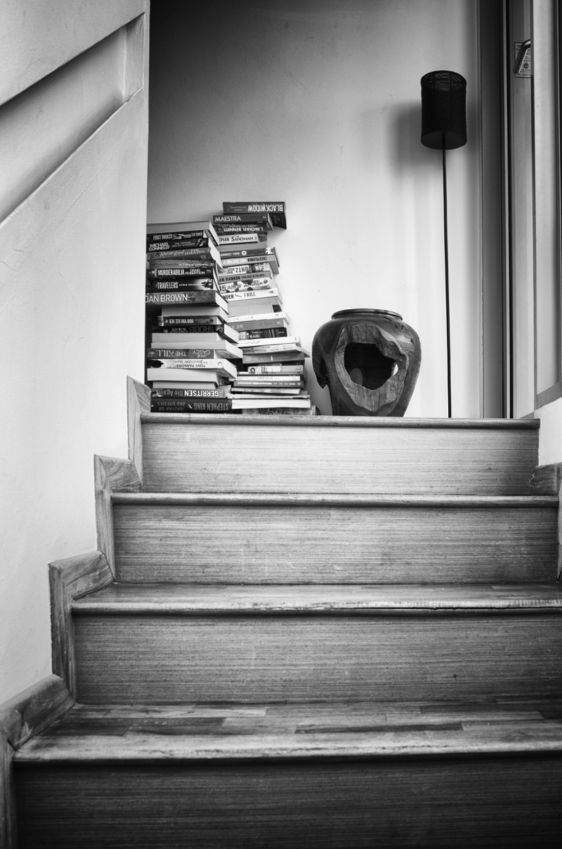 Staircase Bookcase.