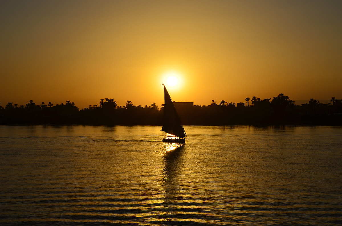 Sunset on the Nile