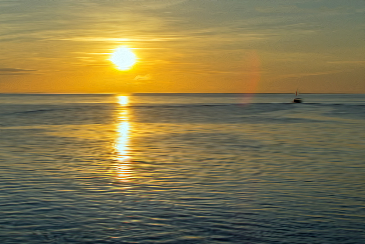 Heading out to sea