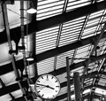 The clock on platform 3