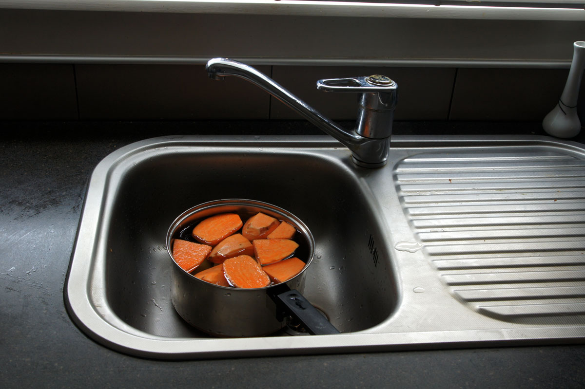 our sink ...... just made for two 