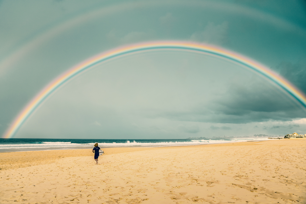 Running to the Rainbow