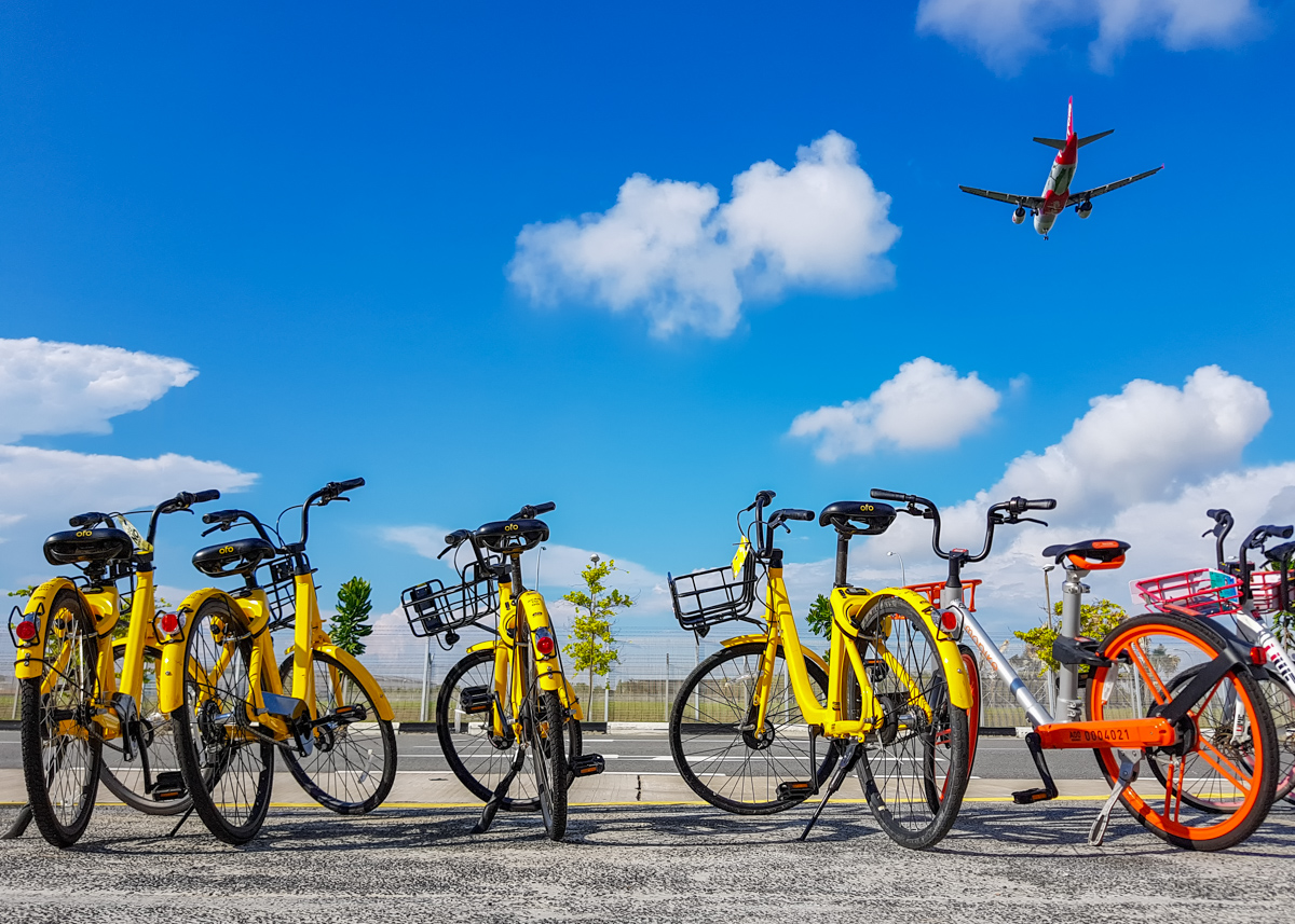 Share a bike, share blue sky