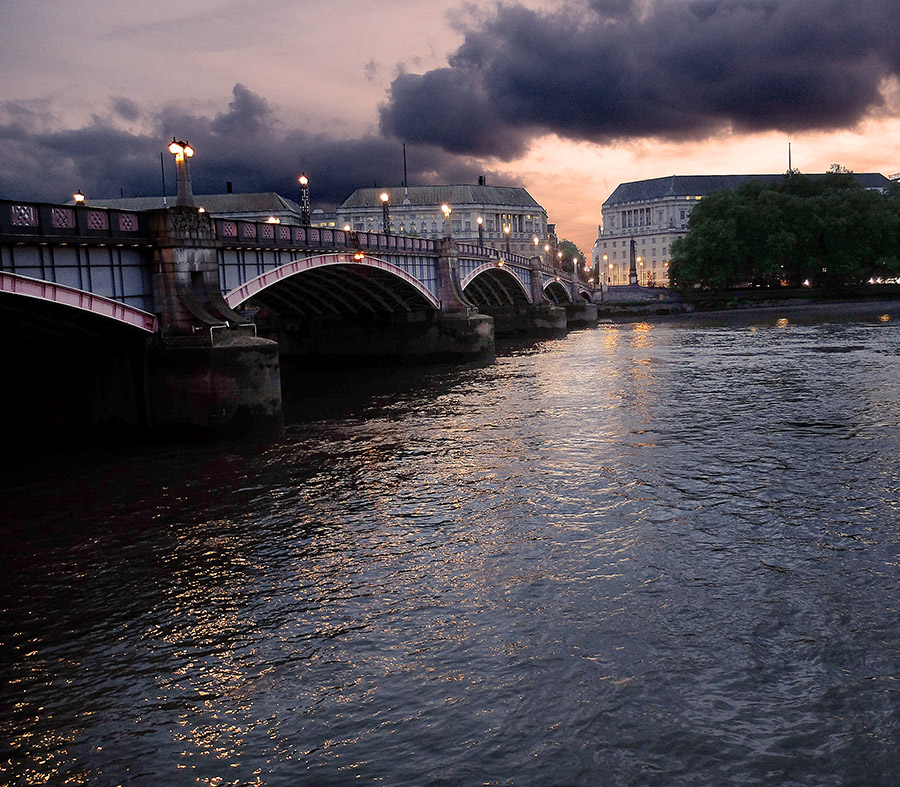 Sunset Over the Thames