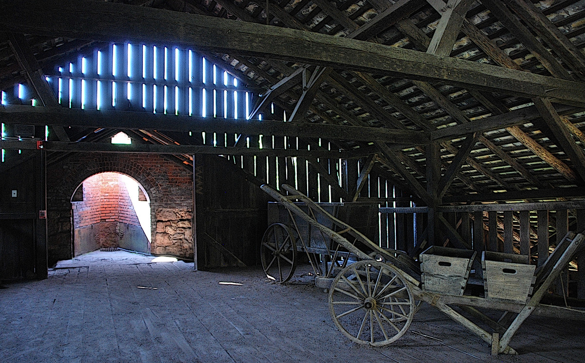 The attic of the barn