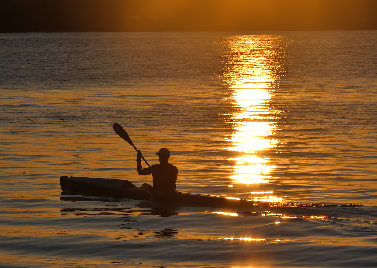 Paddle at Sunset