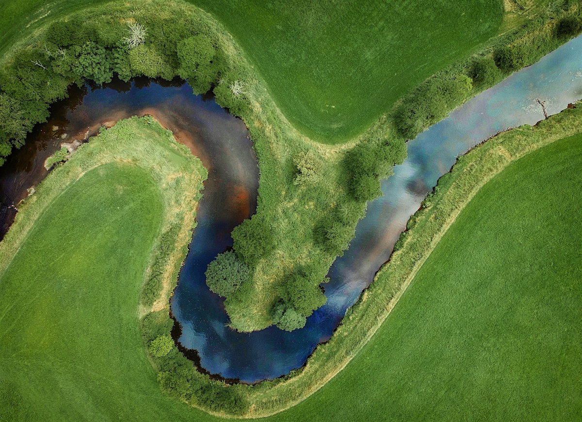 A river runs through it