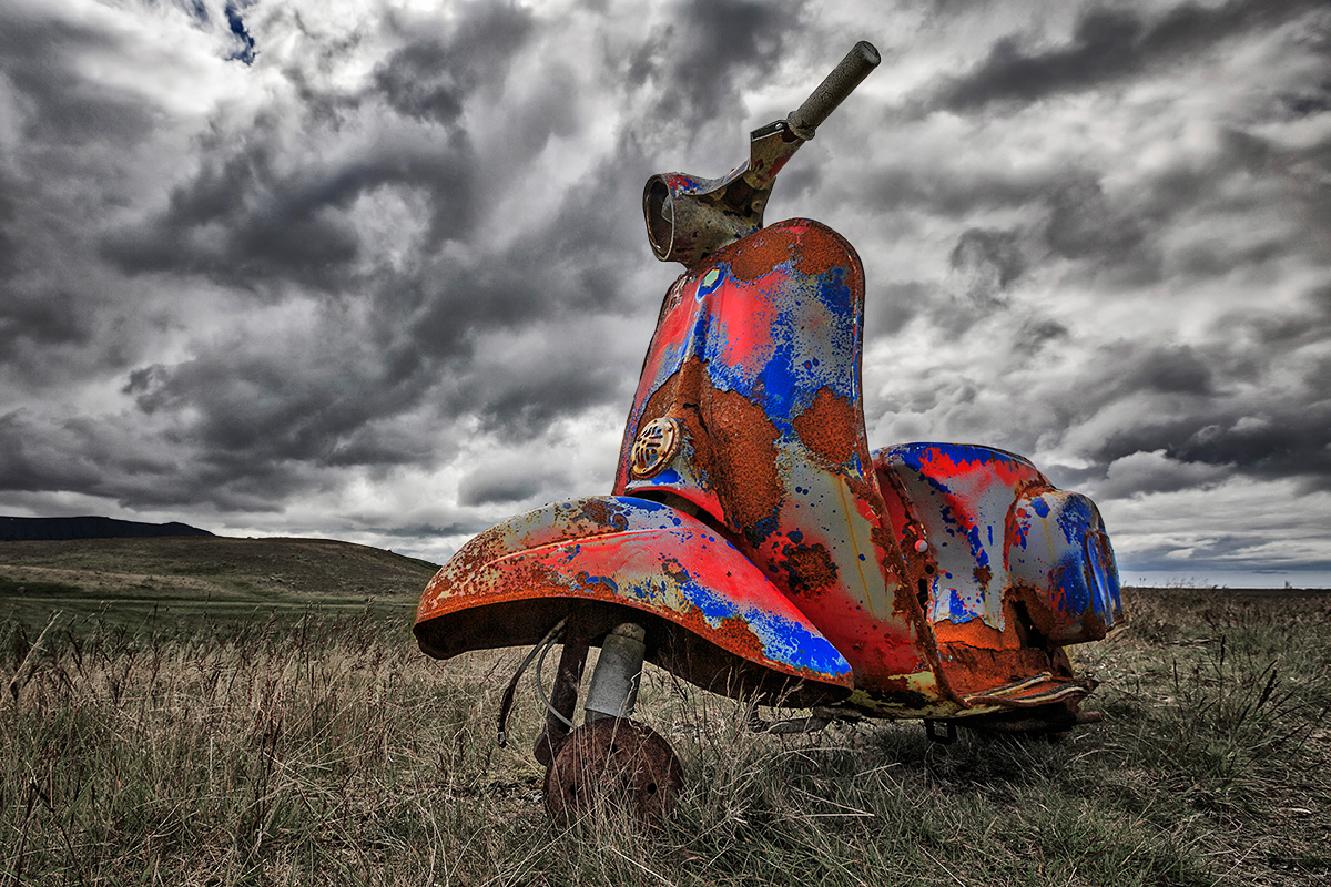 Old Vespa