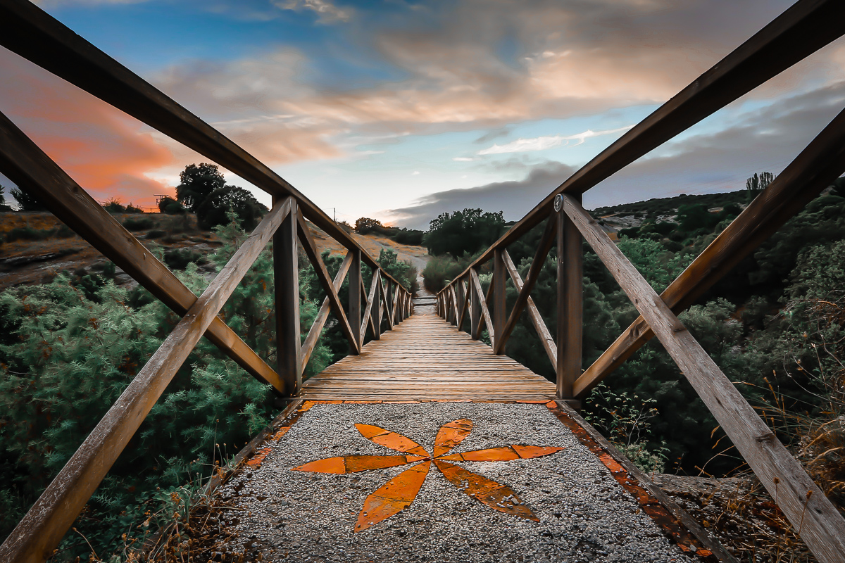 Wooden bridge