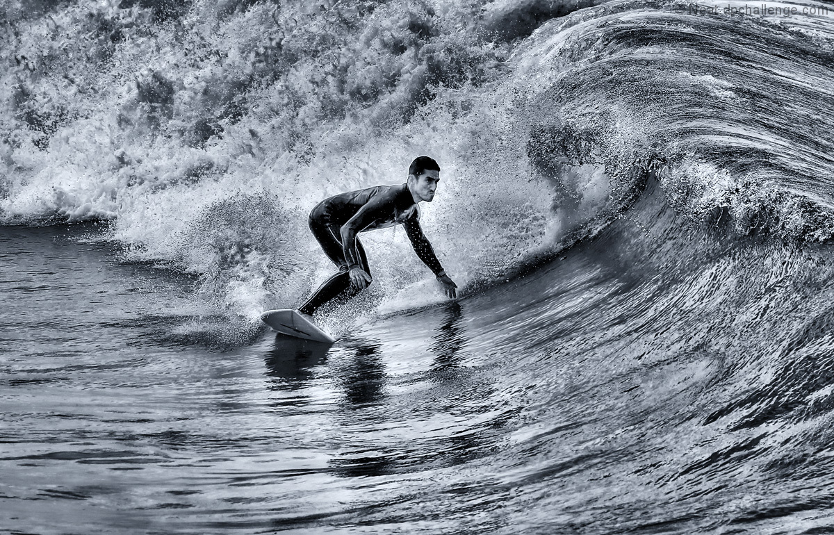 Surfing is his religion