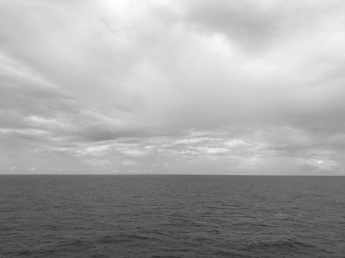 Oceanview in Black and White