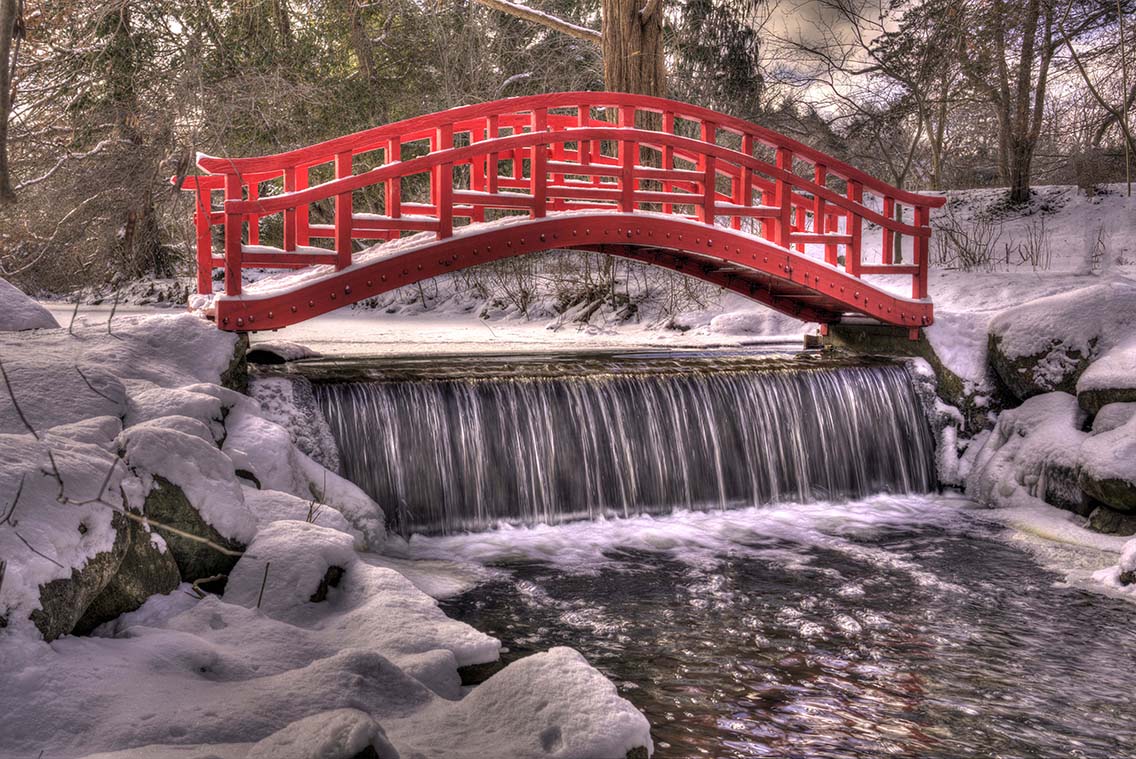 Bridge over the river Ccccold