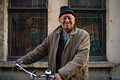 The man with his bike