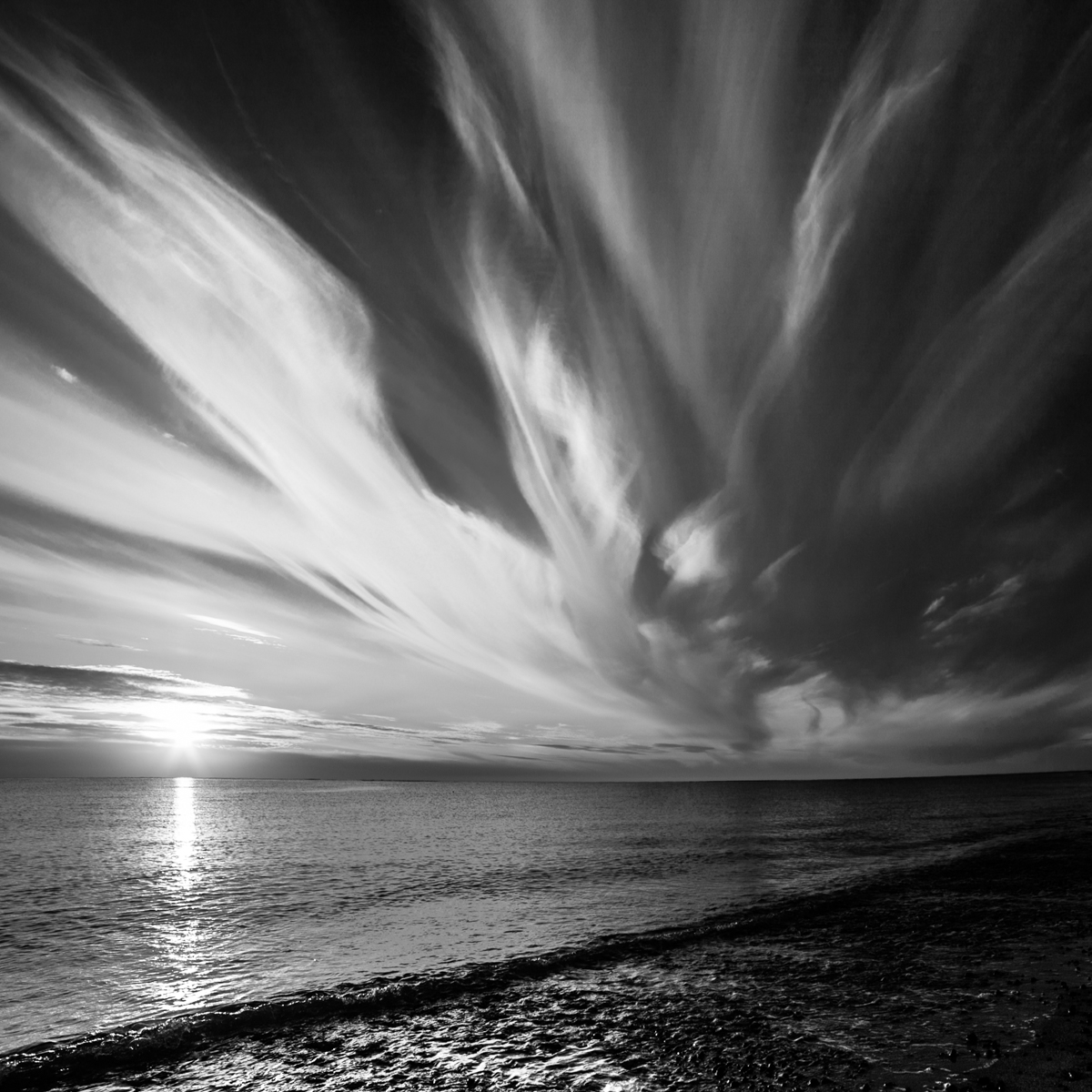 Evening on the beach