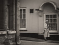 Passing Villager, Dunster, Somerset, 2019