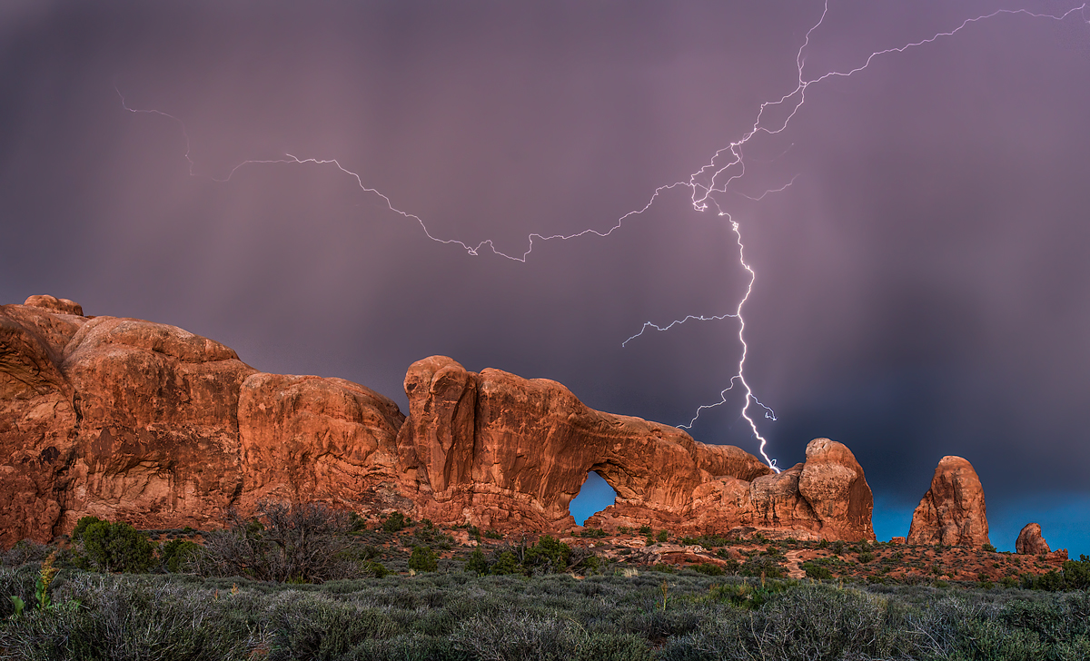 And finally it comes the storm