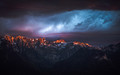 Sunset in the Mountains