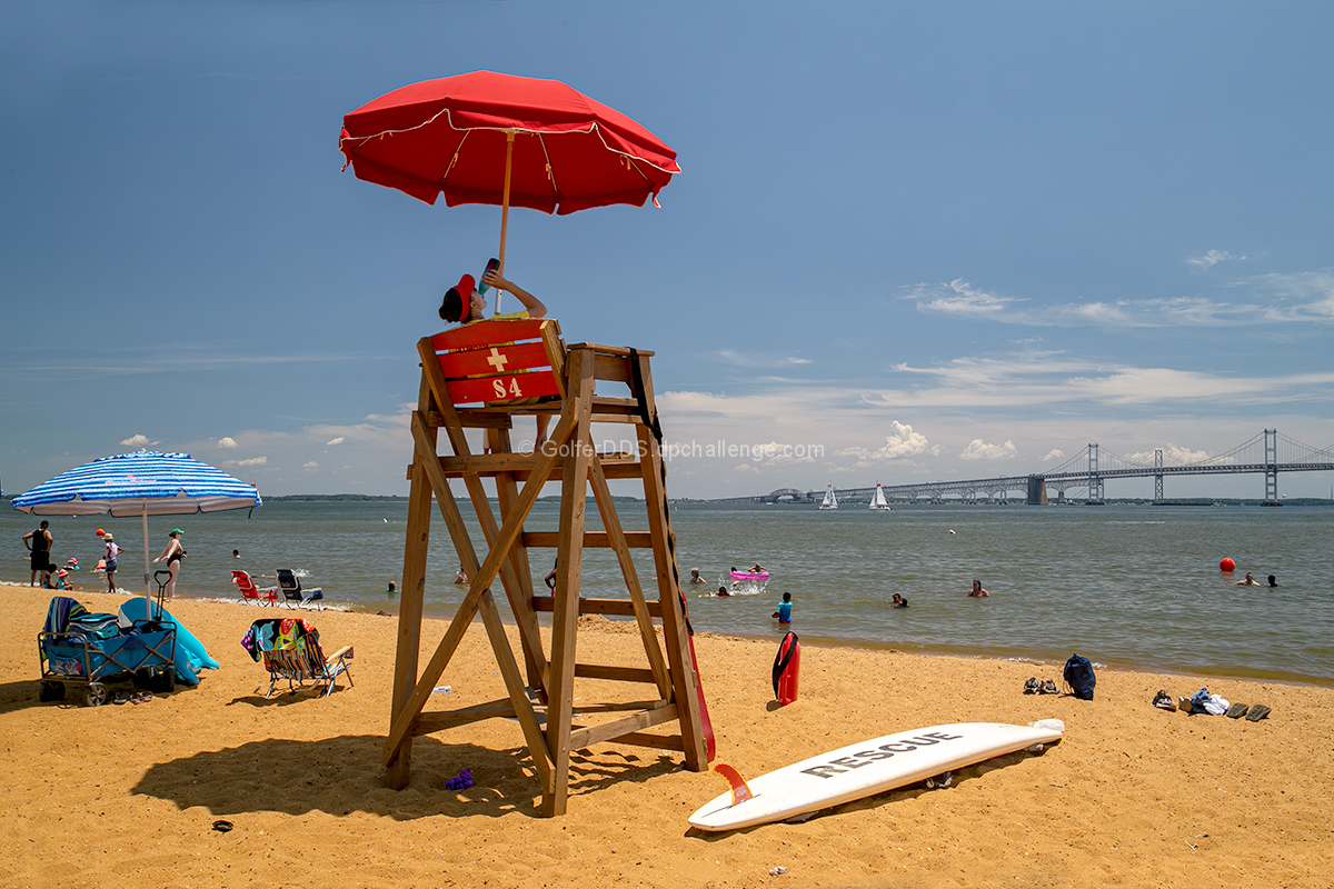 It's A Hot Day At The Beach