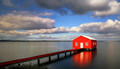 The little red boat house