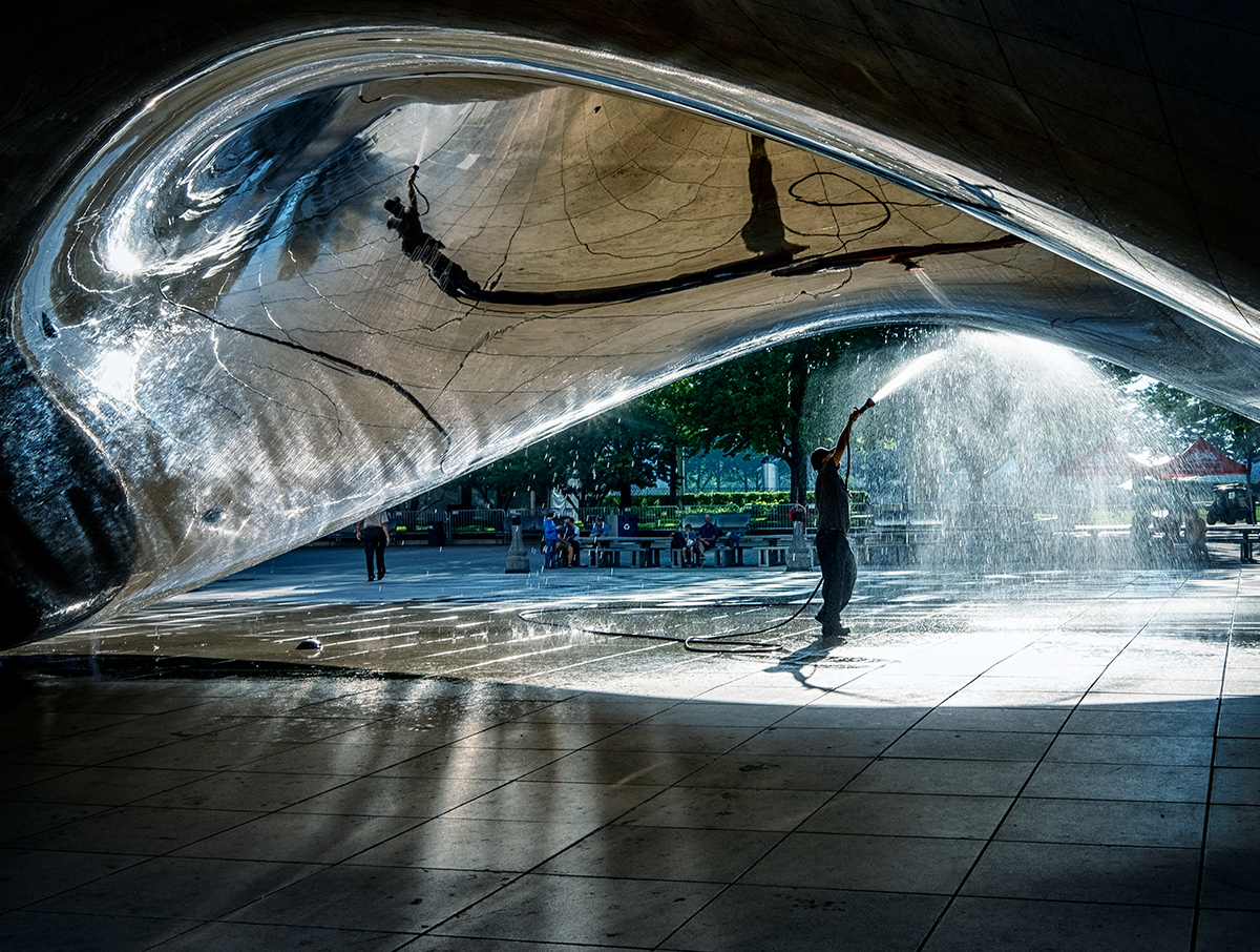 Hosing down the underbelly