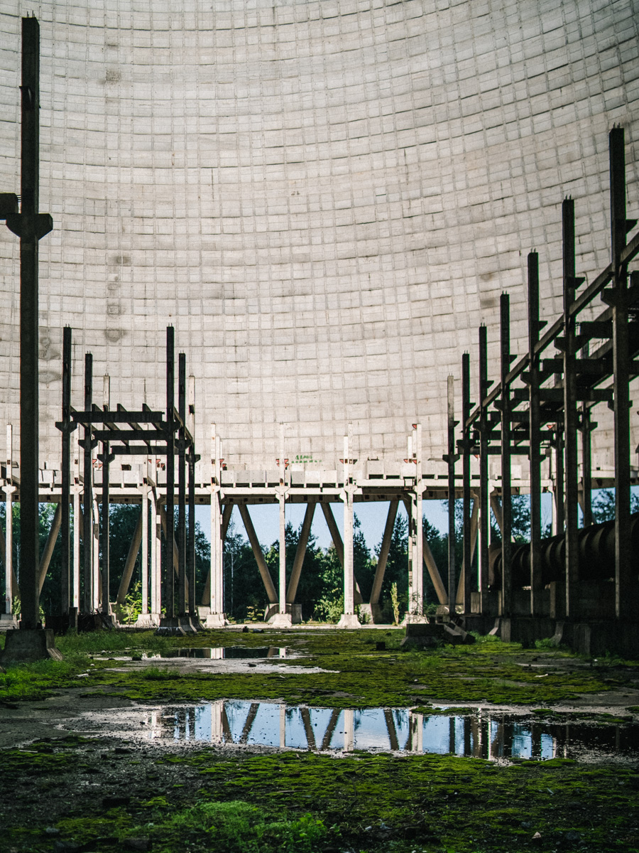 Once, a cooling tower