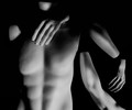 in pieces