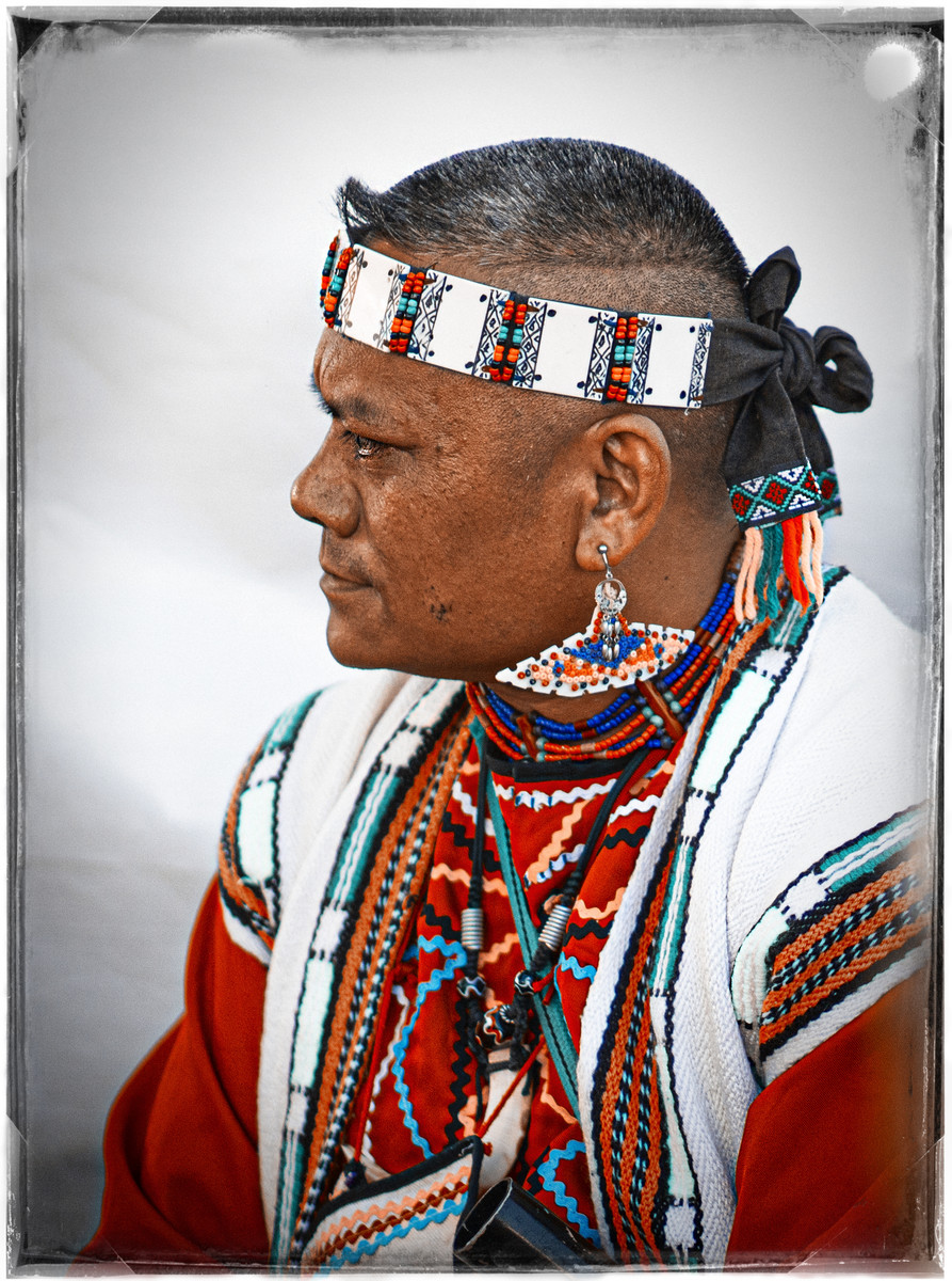 Portrait of Taiwanese Aboriginal man