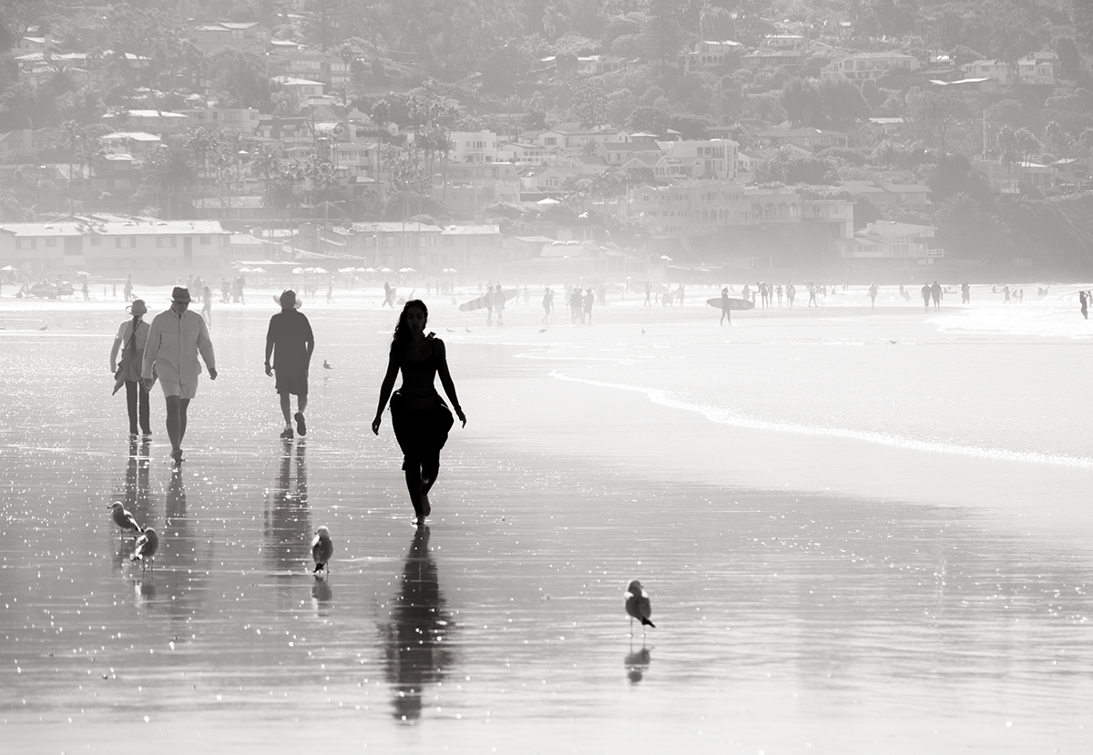 Girl in a wetsuit