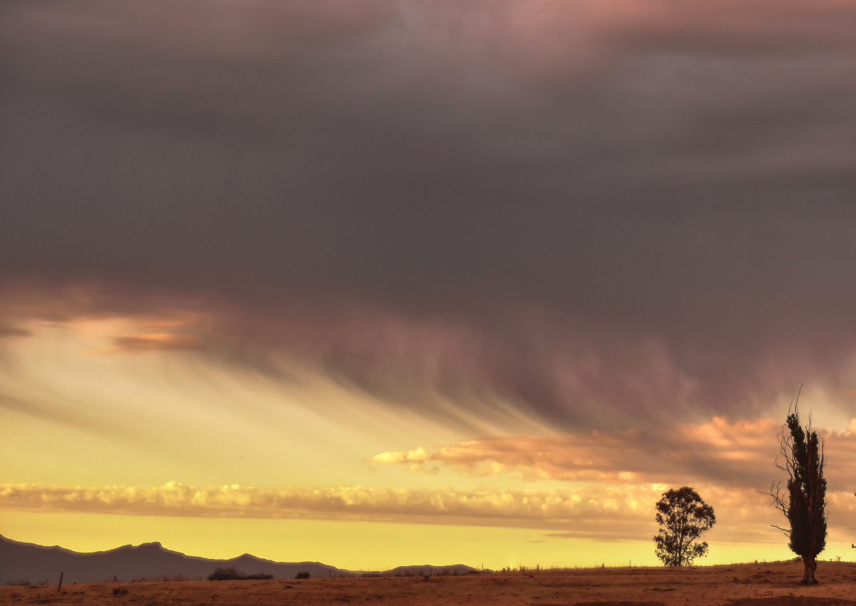 Storm passing by