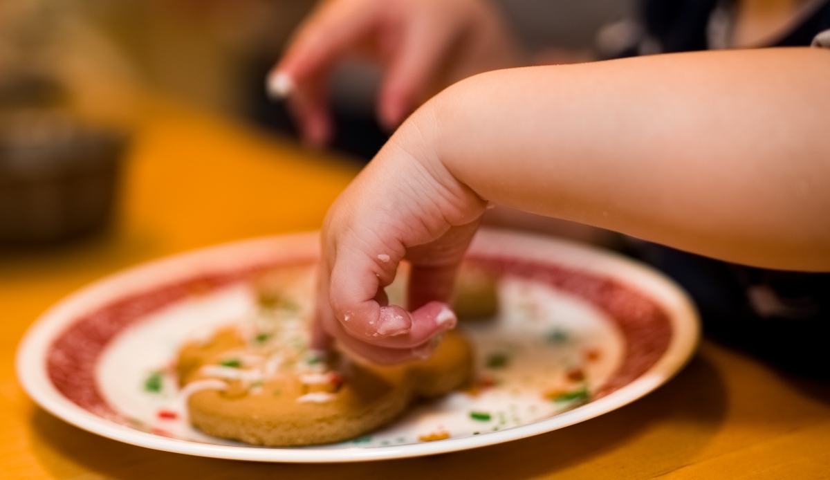 Decorating Gingerbread Man with Grandchild