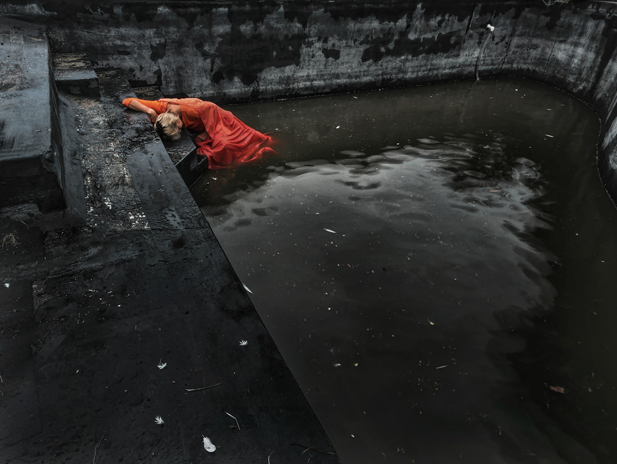 Abandoned pool