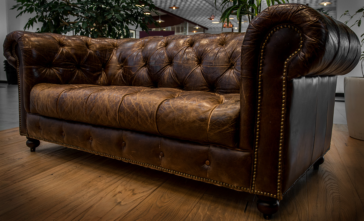 The Old Leather Sofa