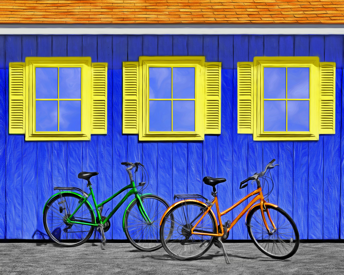 Three Windows, Two Bikes