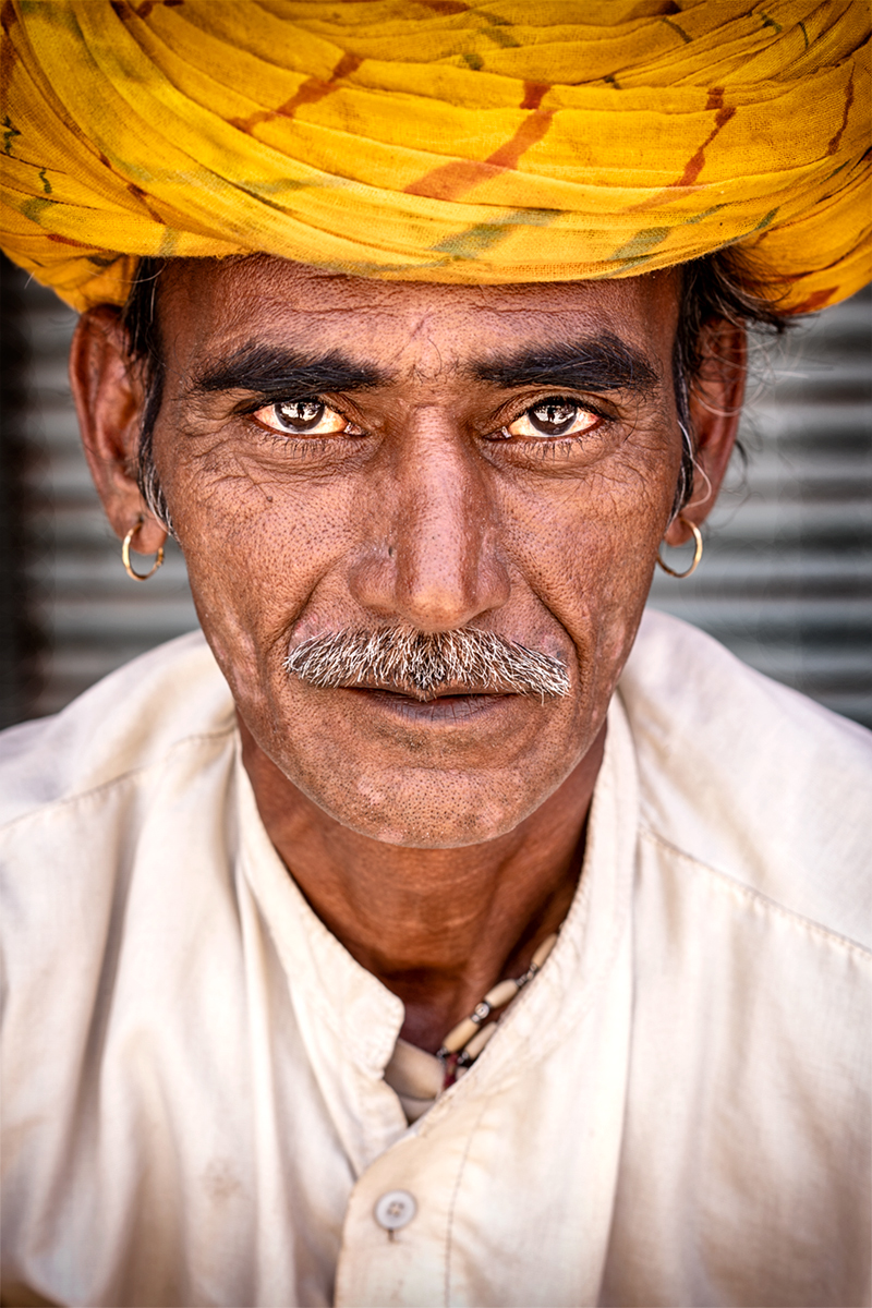 Rajasthani in a yellow turban