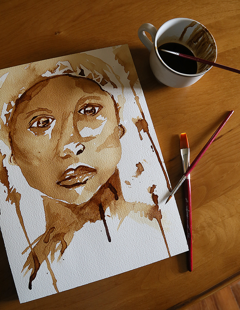 Paint With Coffee