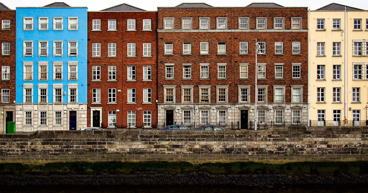 Across the river Liffey