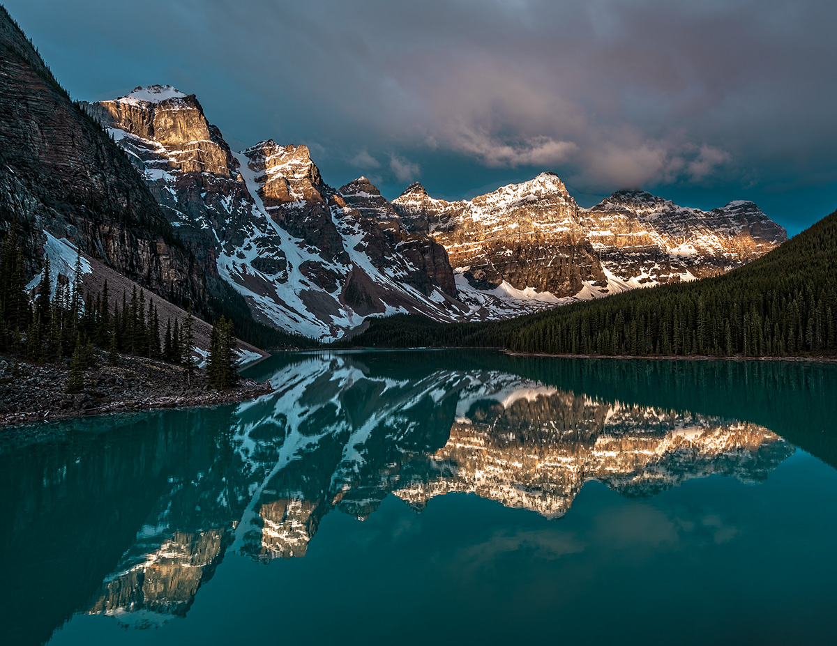 Moraine Lake At Sunrise Canadian Rockies By Scho Dpchallenge