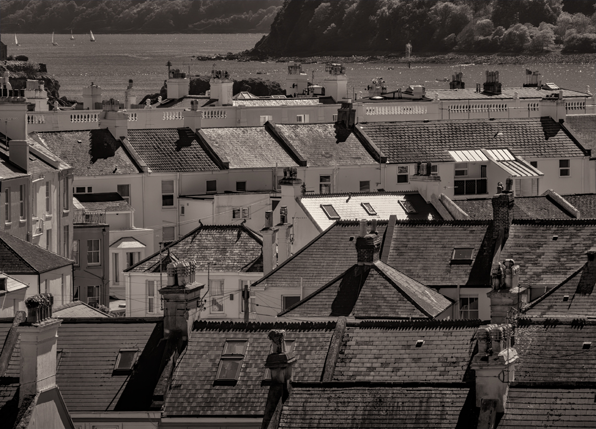 Plymouth Town & Sound from the Hoe, Devon, UK