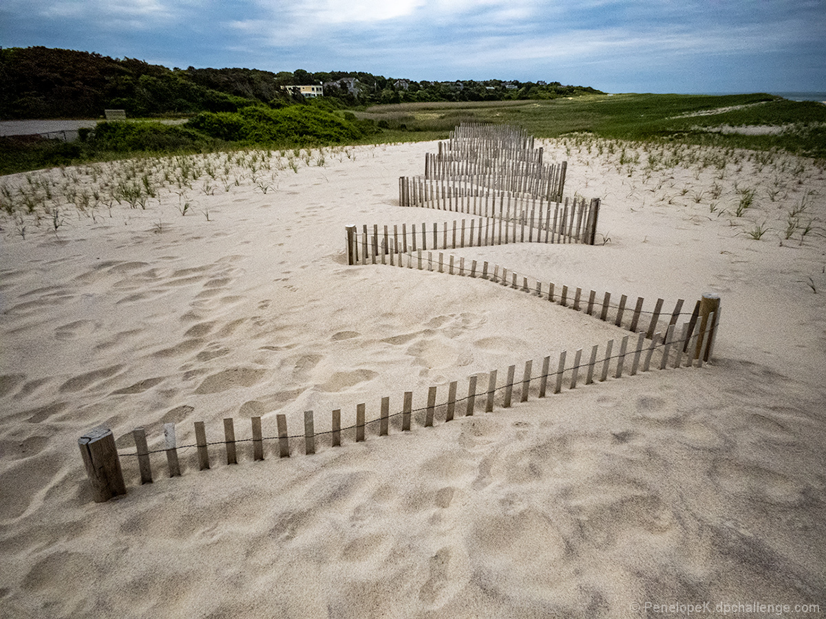 When the fence is buried it's done its job